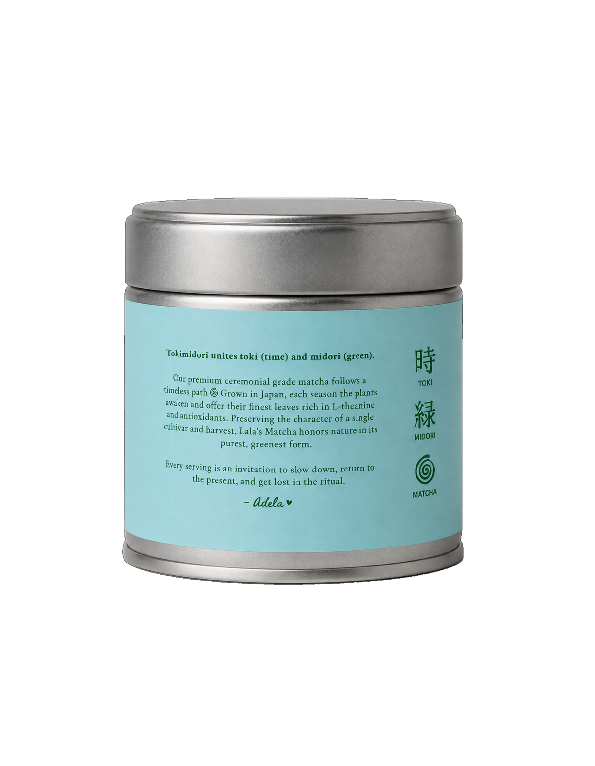 Tokimidori Matcha. Lalas matcha